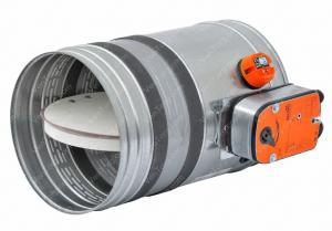 Клапан круглый противопожарный канальный 180 мм
